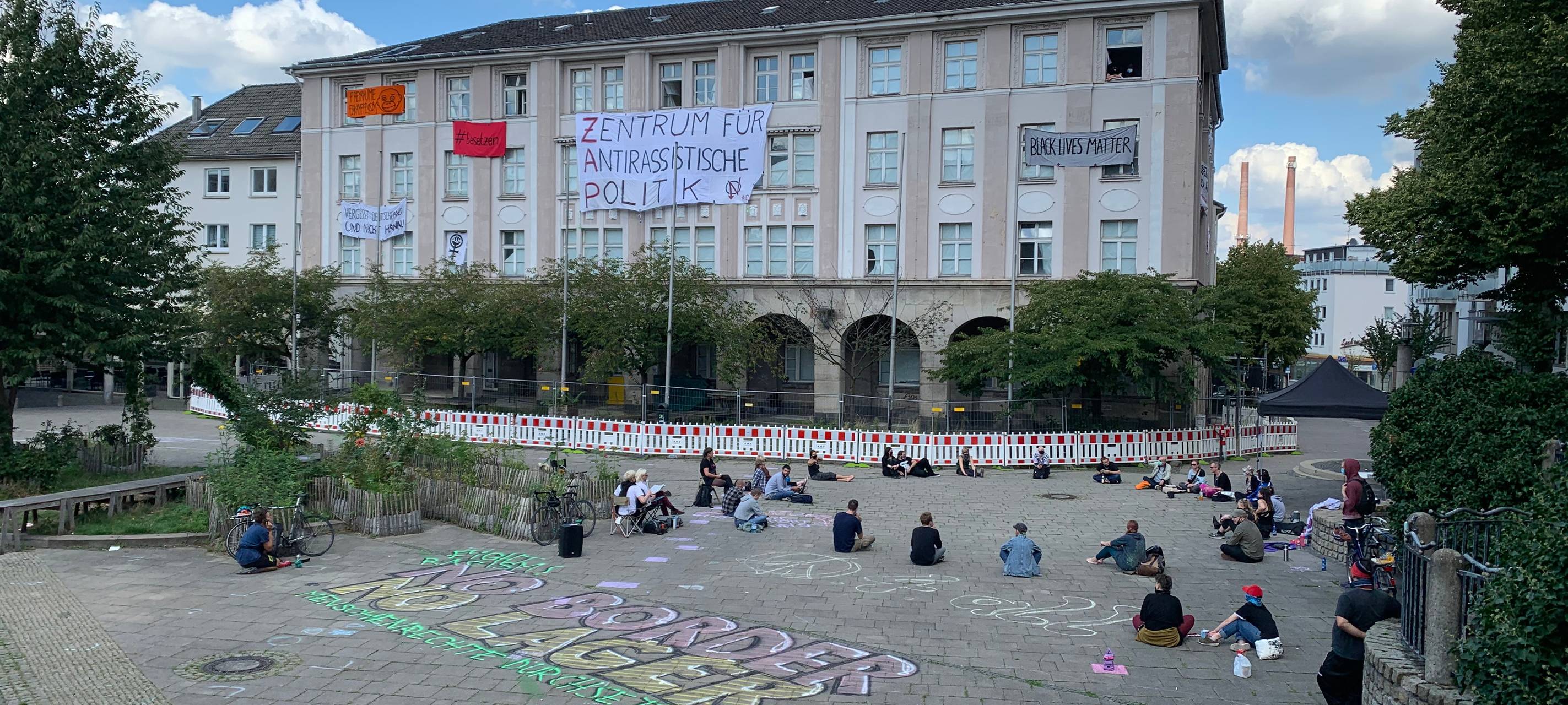 Hausbesetzung Weberplatz in Essen