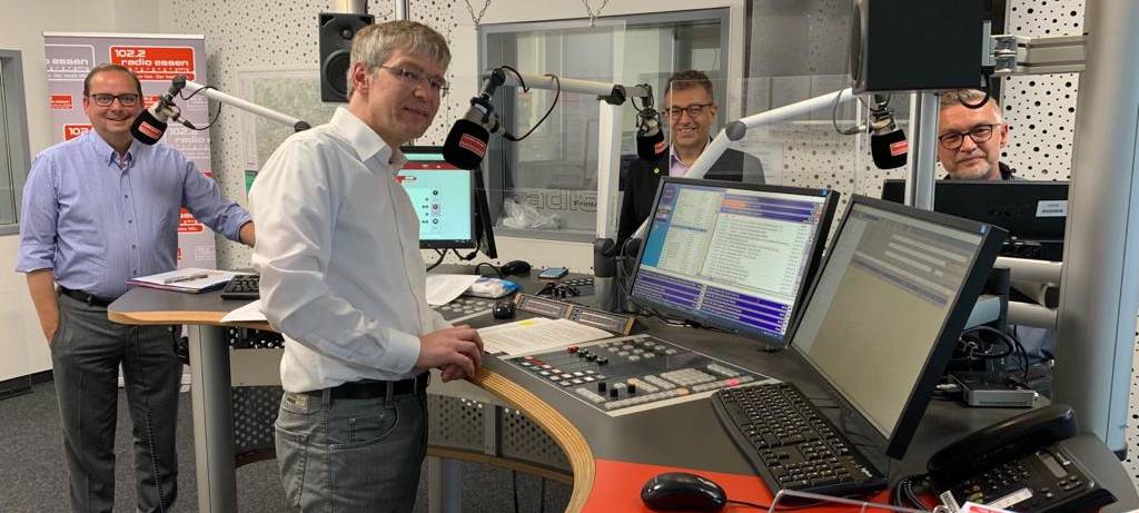 Die Oberbürgermeister-Kandidaten live bei Radio Essen