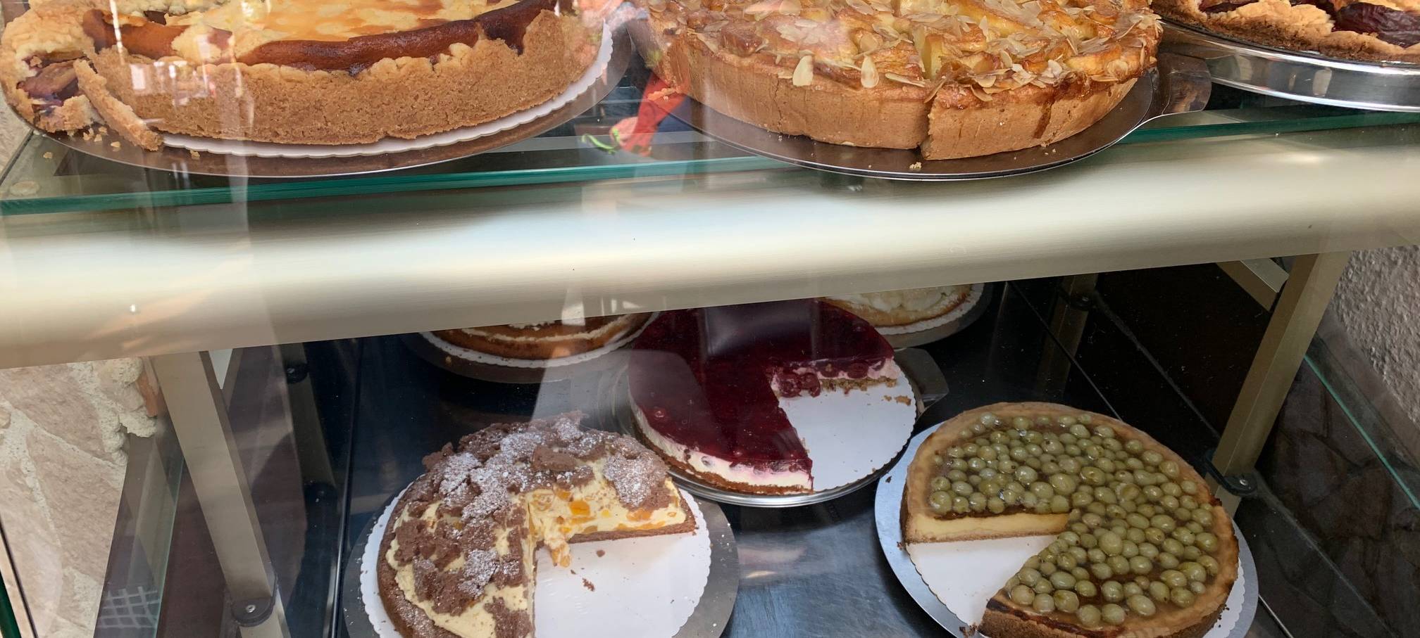 Es gab viel Kuchen zur Auswahl, alles selbstgemacht.