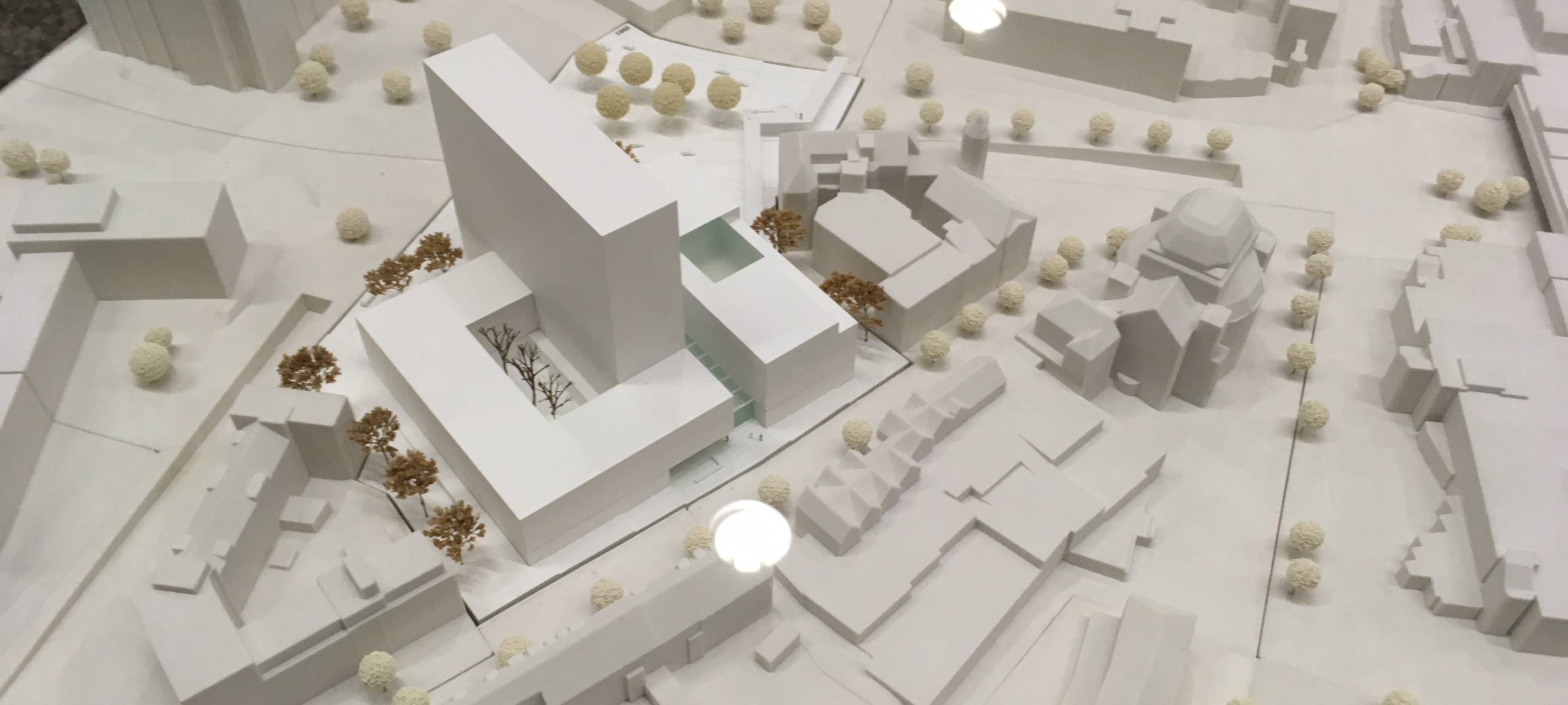 Entwurf für das neue Bürgerrathaus in Essen