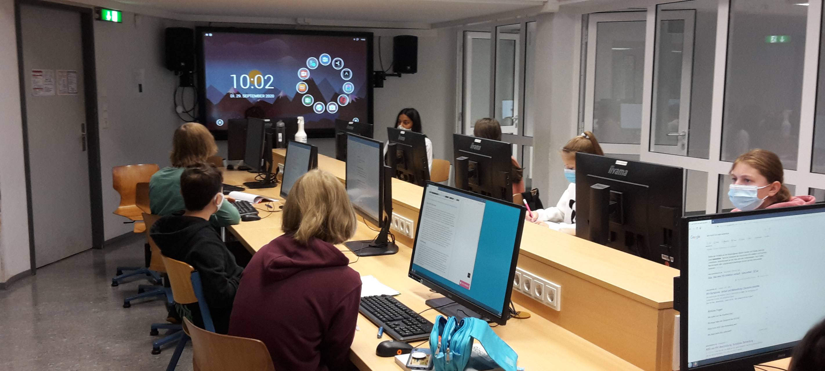 Medienraum am Gymnasium am Stoppenberg in Essen