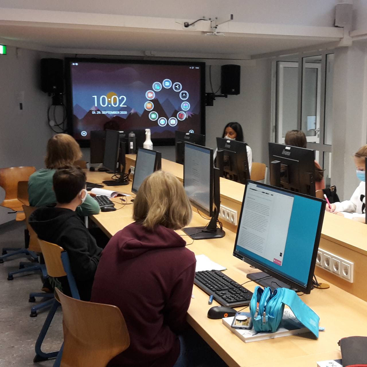 Medienraum am Gymnasium am Stoppenberg in Essen