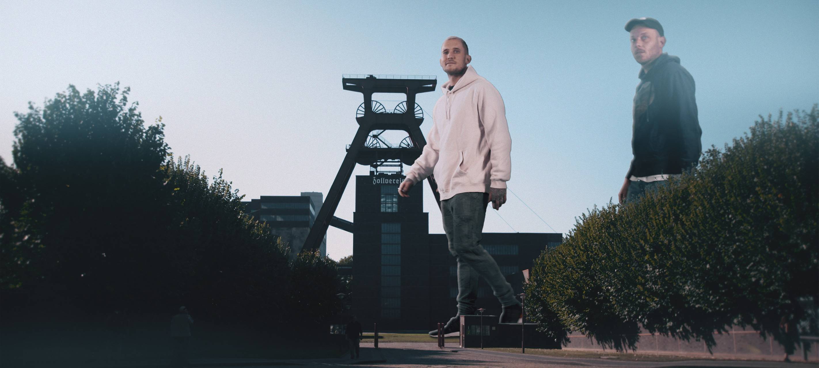 257ers als Riesen in Essen für das neue Lied Zuhause