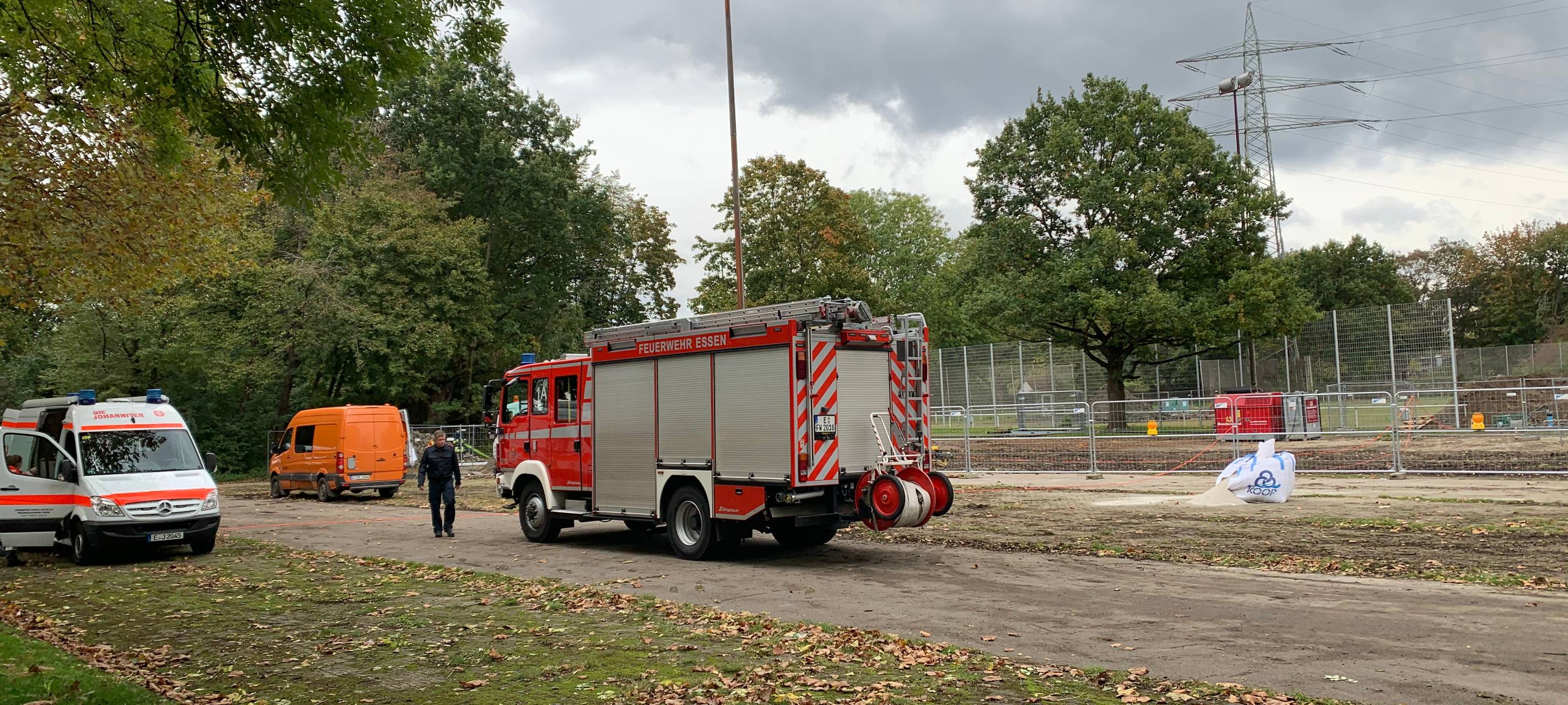 Bombenentschärfung in Essen-Altenessen