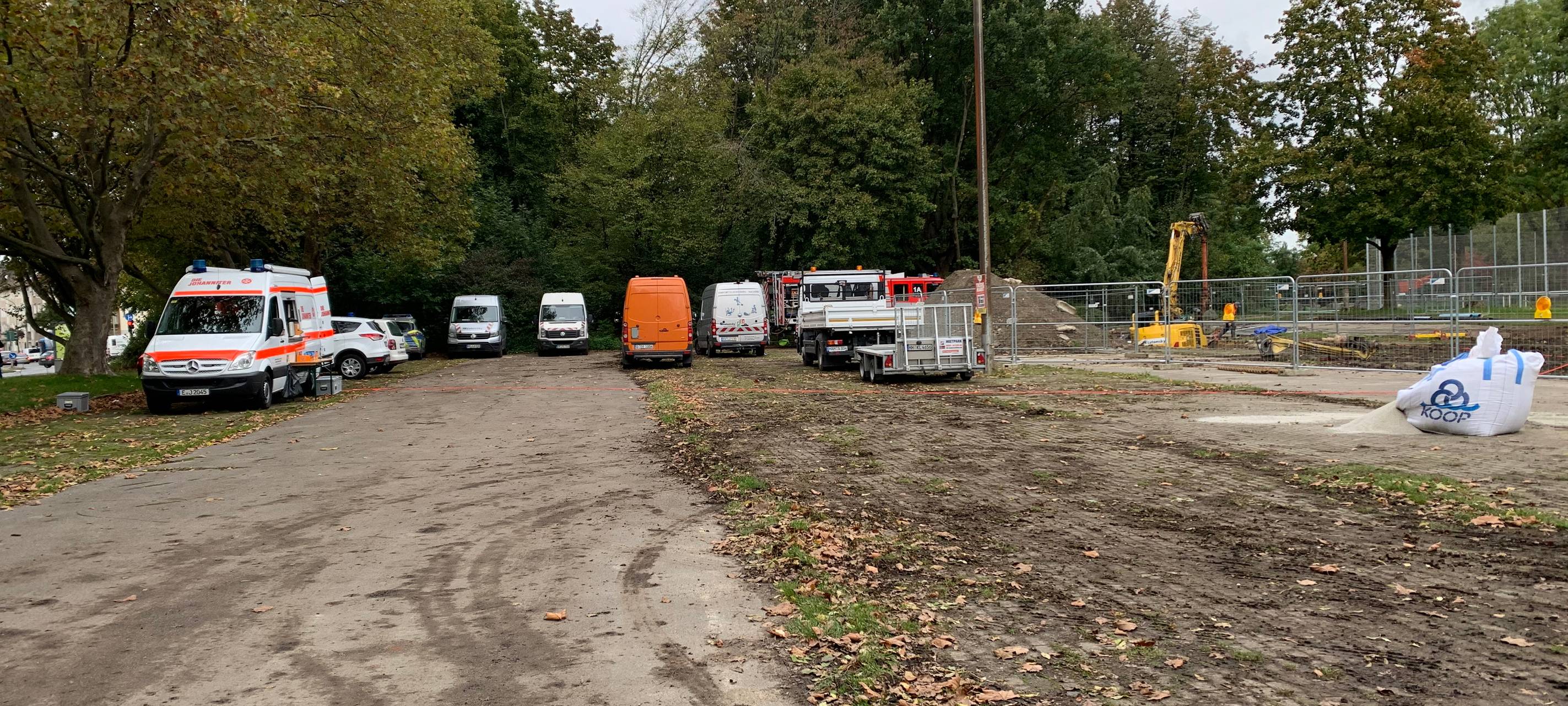 Bombenentschärfung in Essen-Altenessen