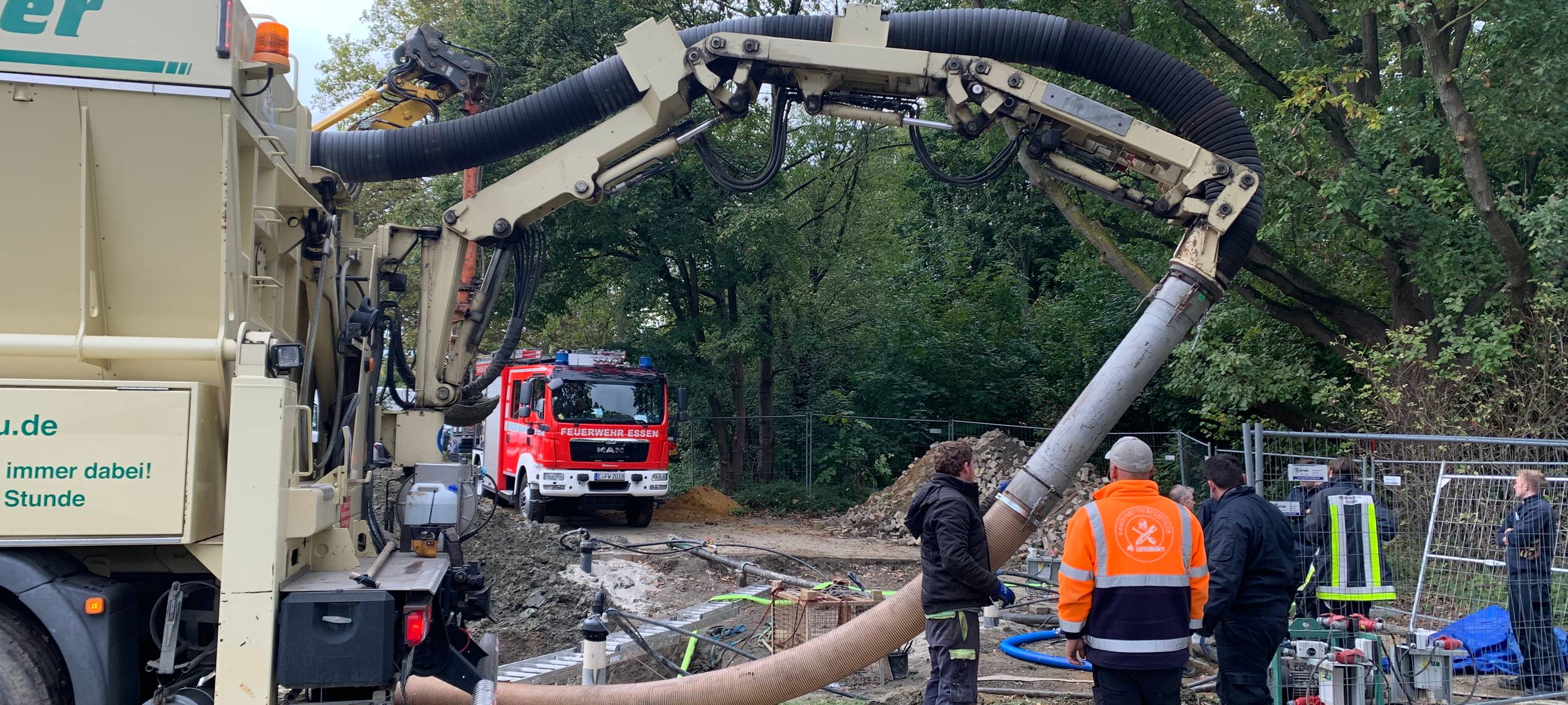 Bombenentschärfung in Essen-Altenessen
