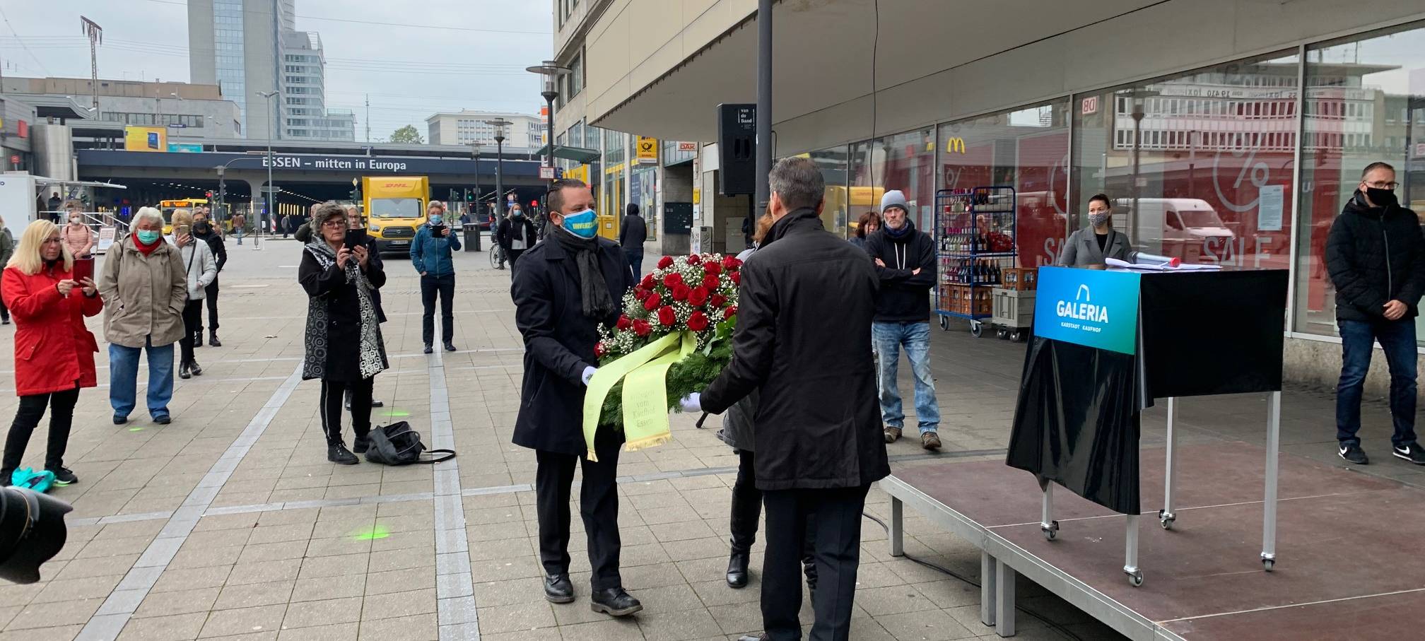 Essen: Letzte Kundgebung für Karstadt Kaufhof