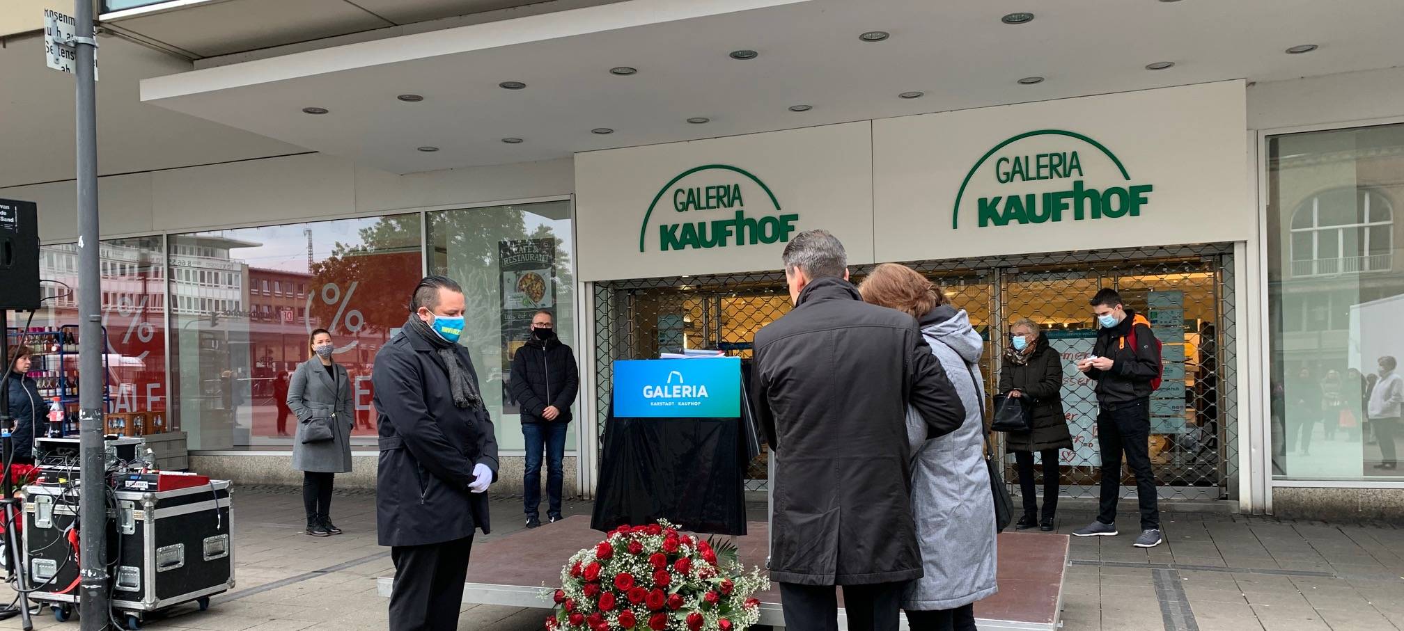 Essen: Letzte Kundgebung für Karstadt Kaufhof