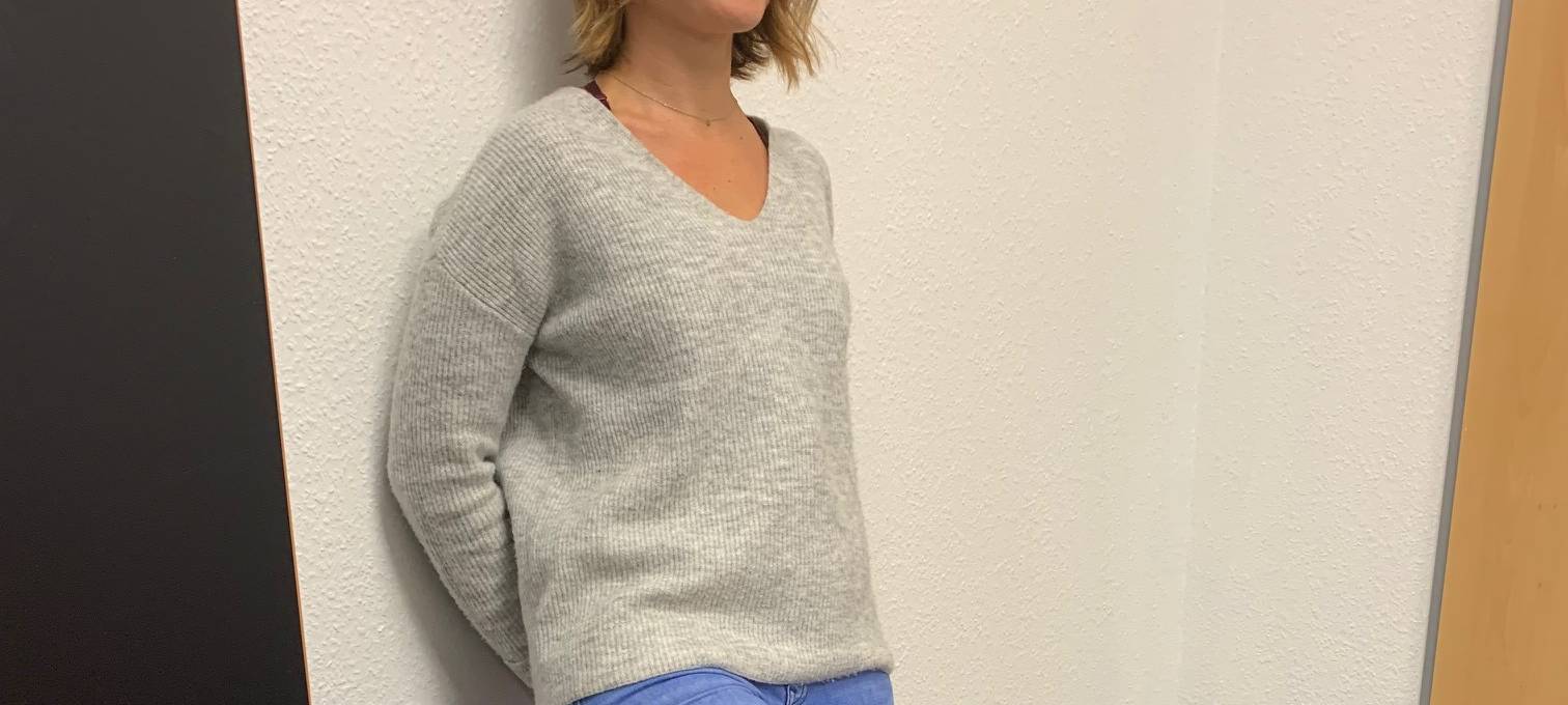 Radio Essen zeigt eine Übung für die Beine