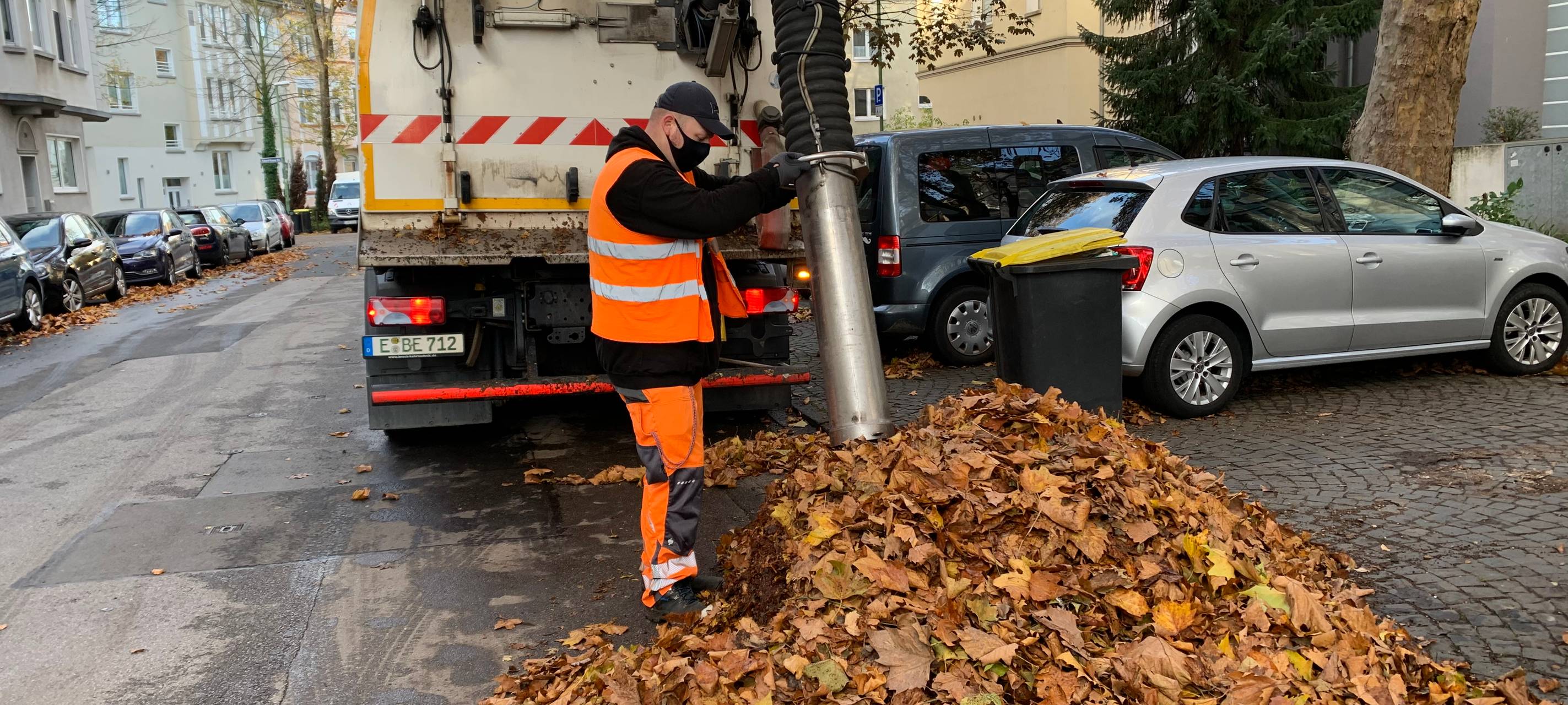 Essen: Fegen, Blasen, Saugen - Laubsauger unterwegs