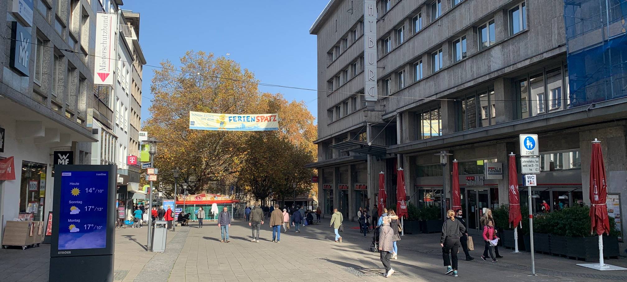 Essen: Corona-Regeln werden weitgehend eingehalten