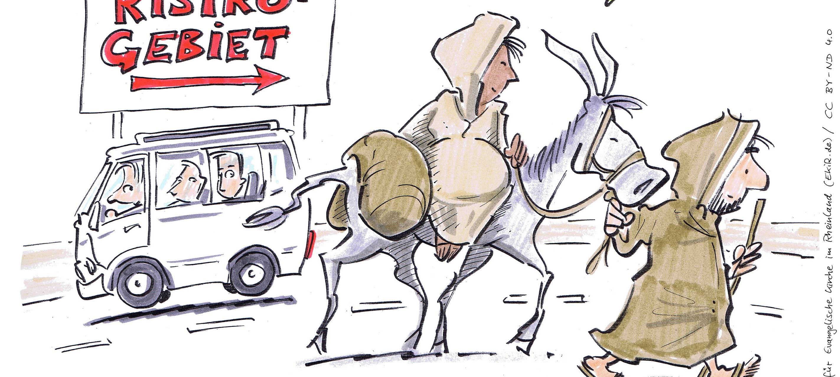 Weihnachts-Karikaturen: Lustiges von der Evangelischen Kirche