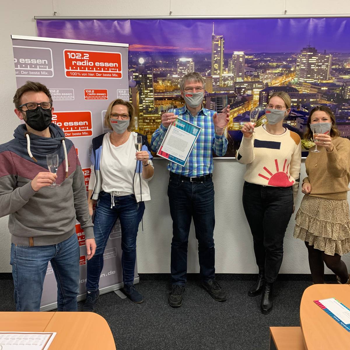 Radio Essen gewinnt Audiopreis NRW - Corona Berichterstattung am besten Radio Essen gewinnt Audiopreis NRW - Corona Berichterstattung am besten