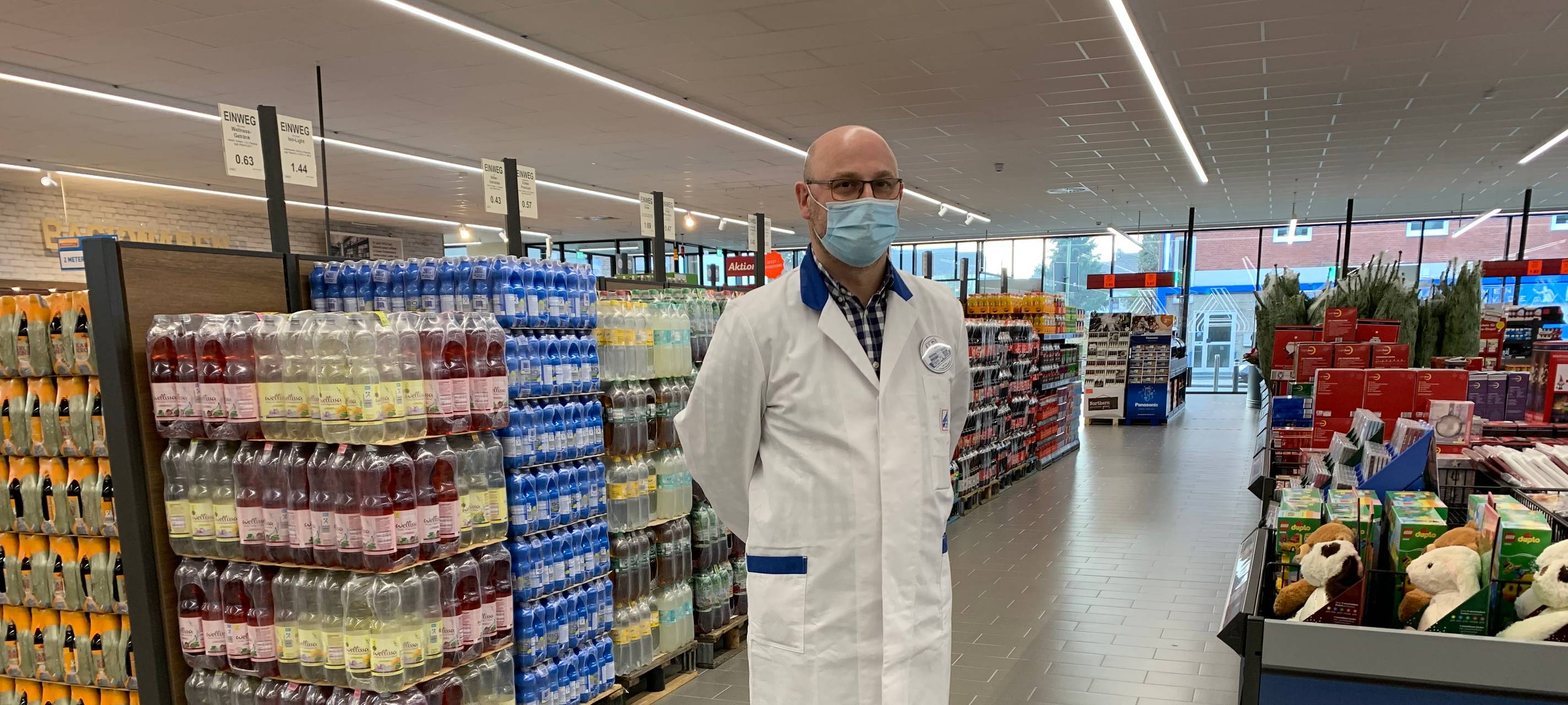 Essen: Der neue erste ALDI eröffnet - die neue Verkaufsstelle 1