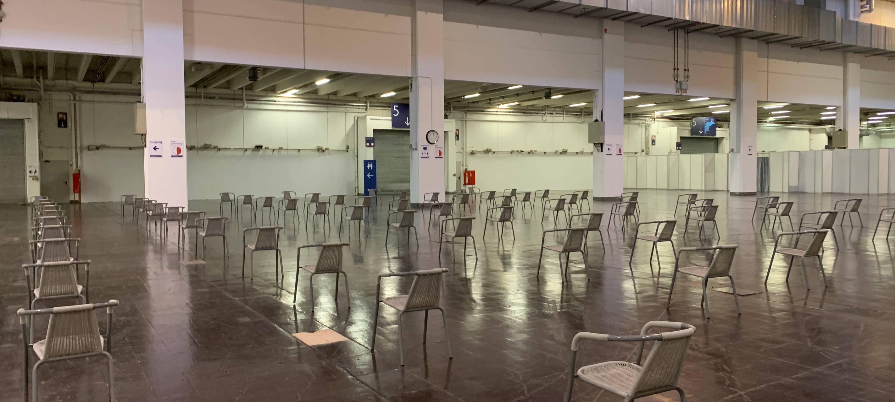 Corona-Impfung in Essen: Test im Impfzentrum erfolgreich