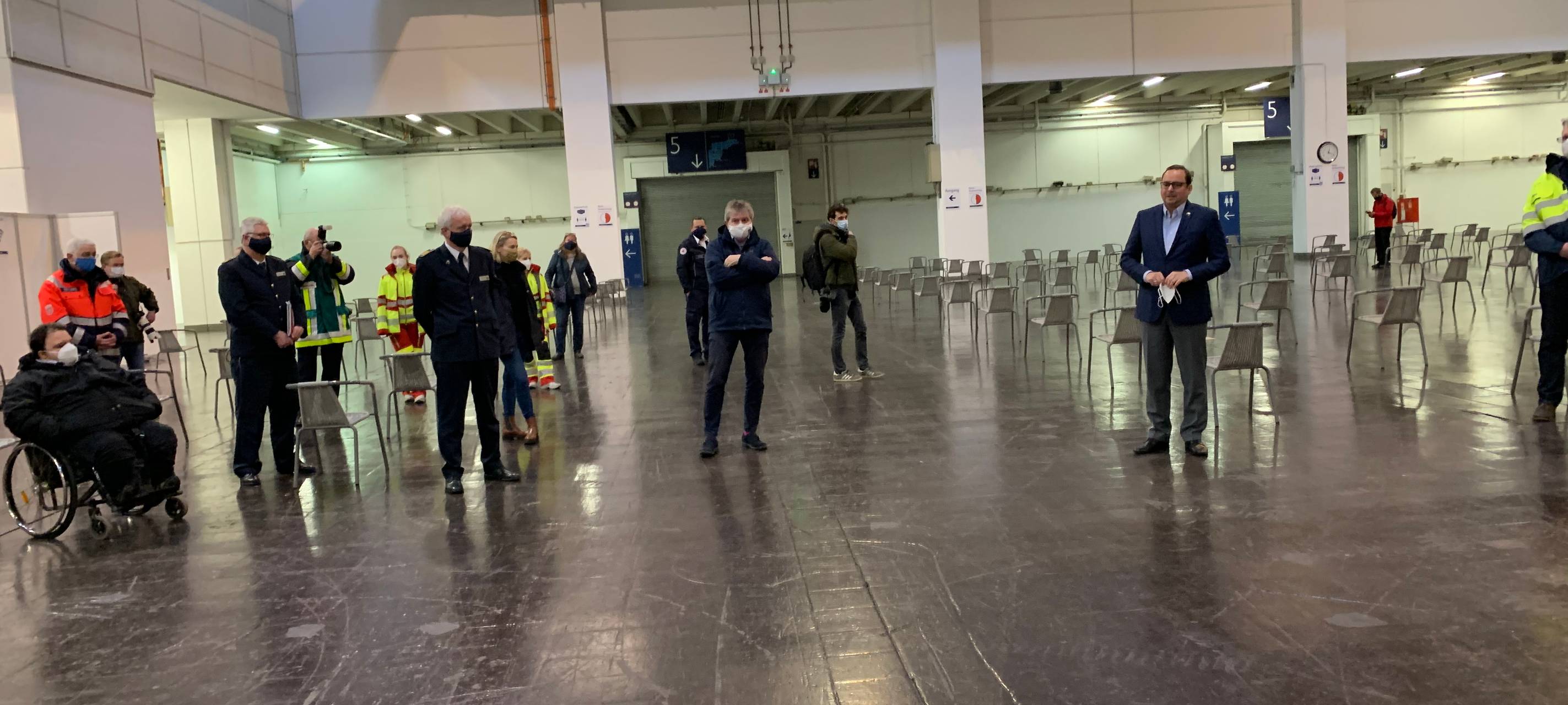 Corona-Impfung in Essen: Test im Impfzentrum erfolgreich