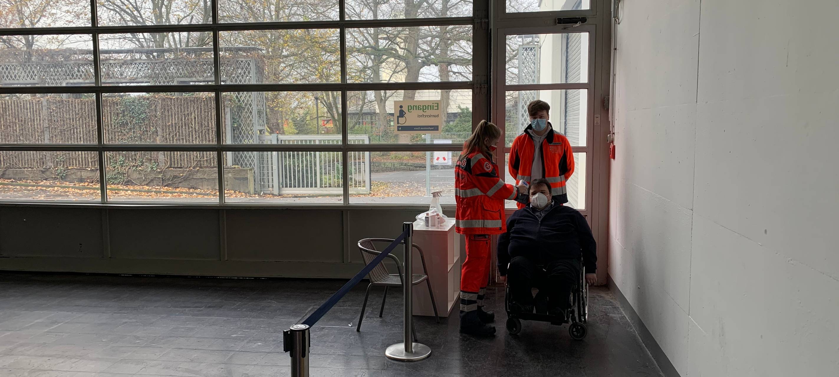 Corona-Impfung in Essen: Test im Impfzentrum erfolgreich