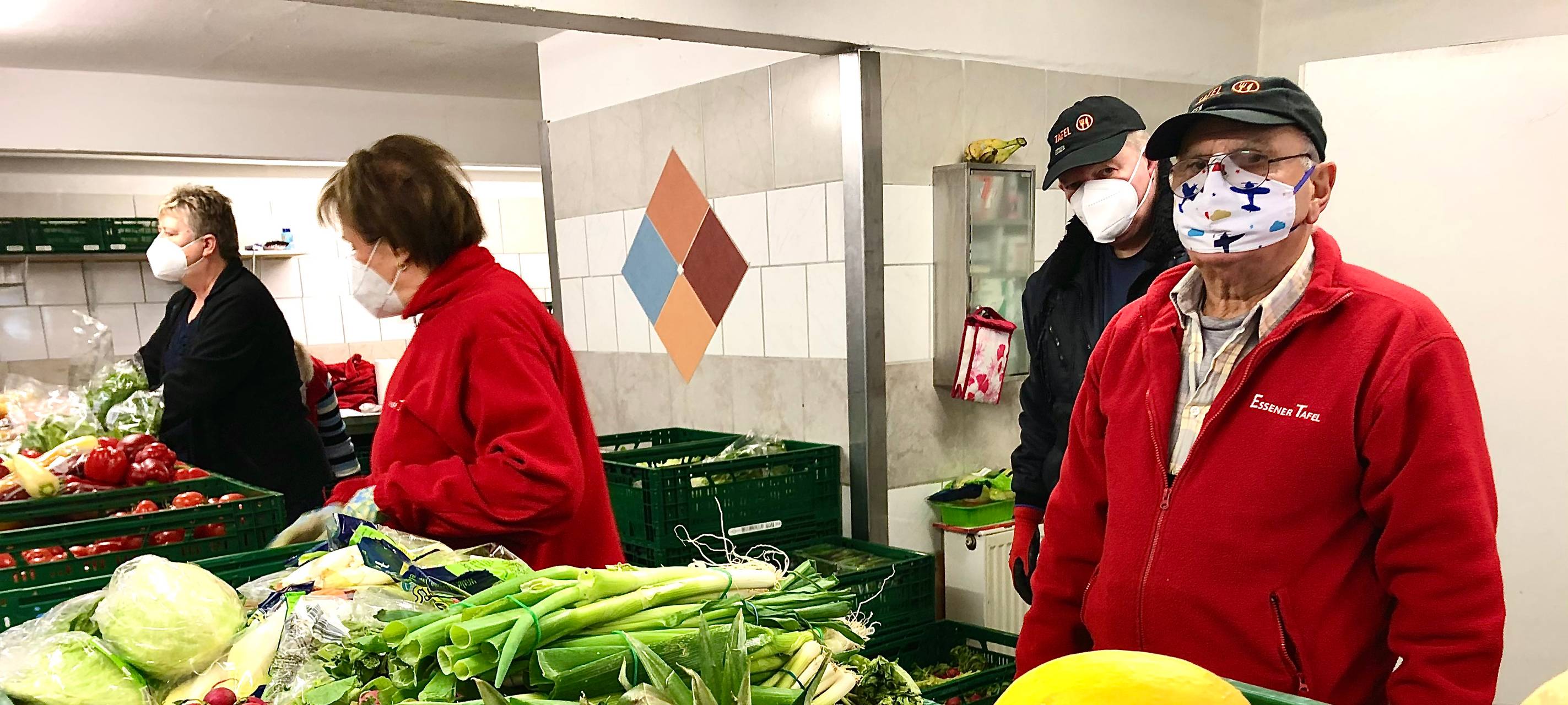 Tafel in Essen hat weniger Kunden