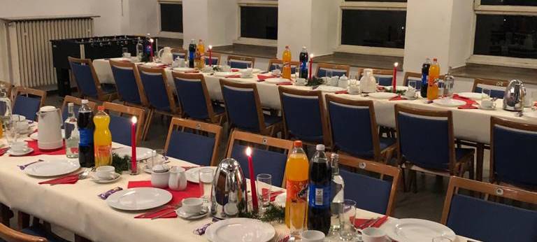 Essen: Weihnachtsfeier für Obdachlose