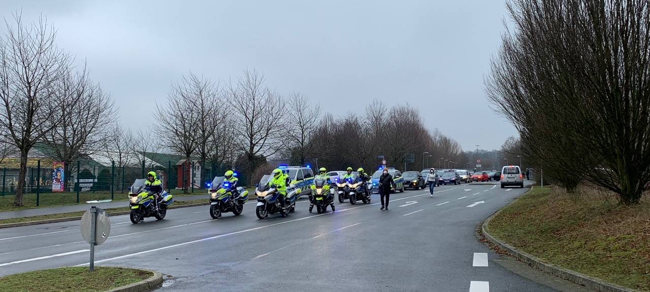 In Essen: Autokorso-Demo gegen Corona-Maßnahmen