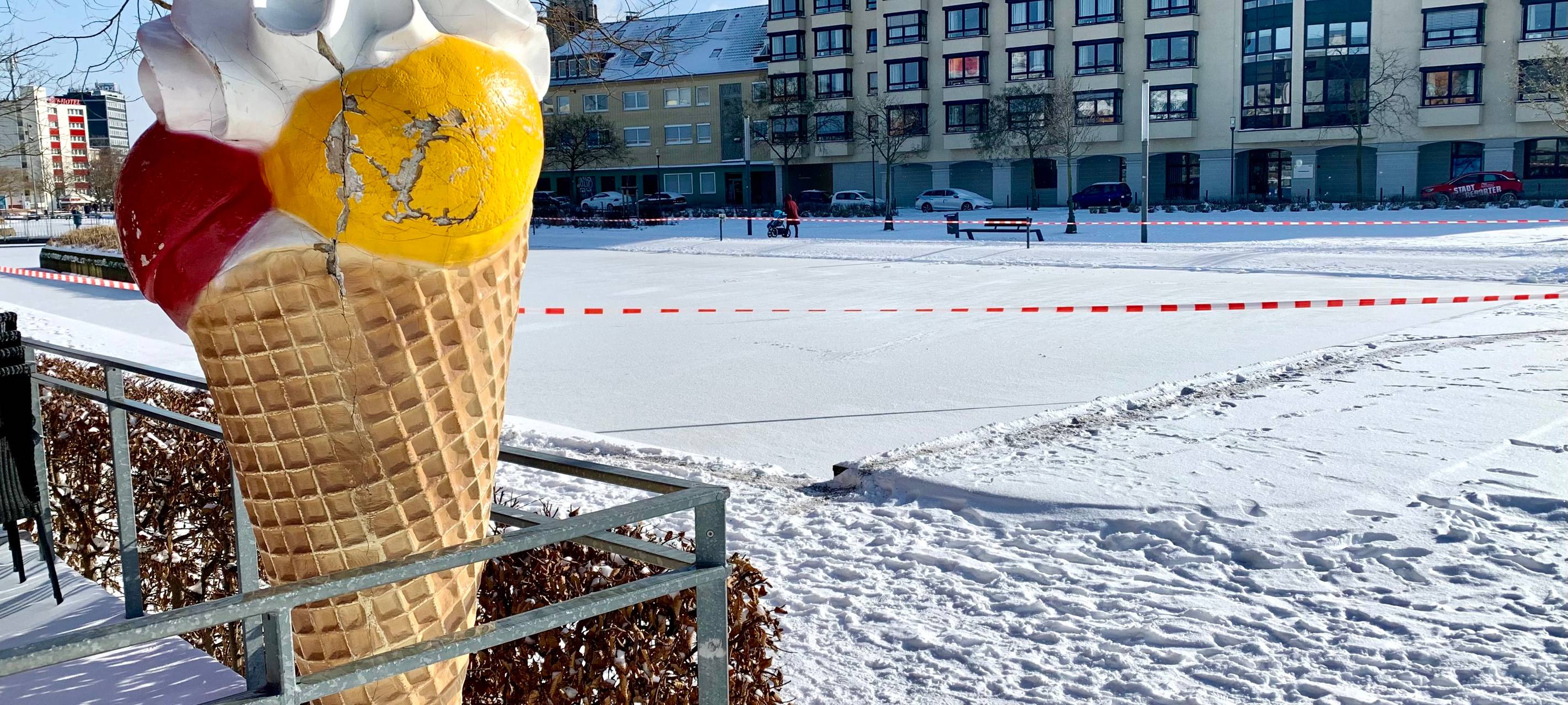 Stadt Essen warnt: See und Teiche nicht betreten - Lebensgefahr!