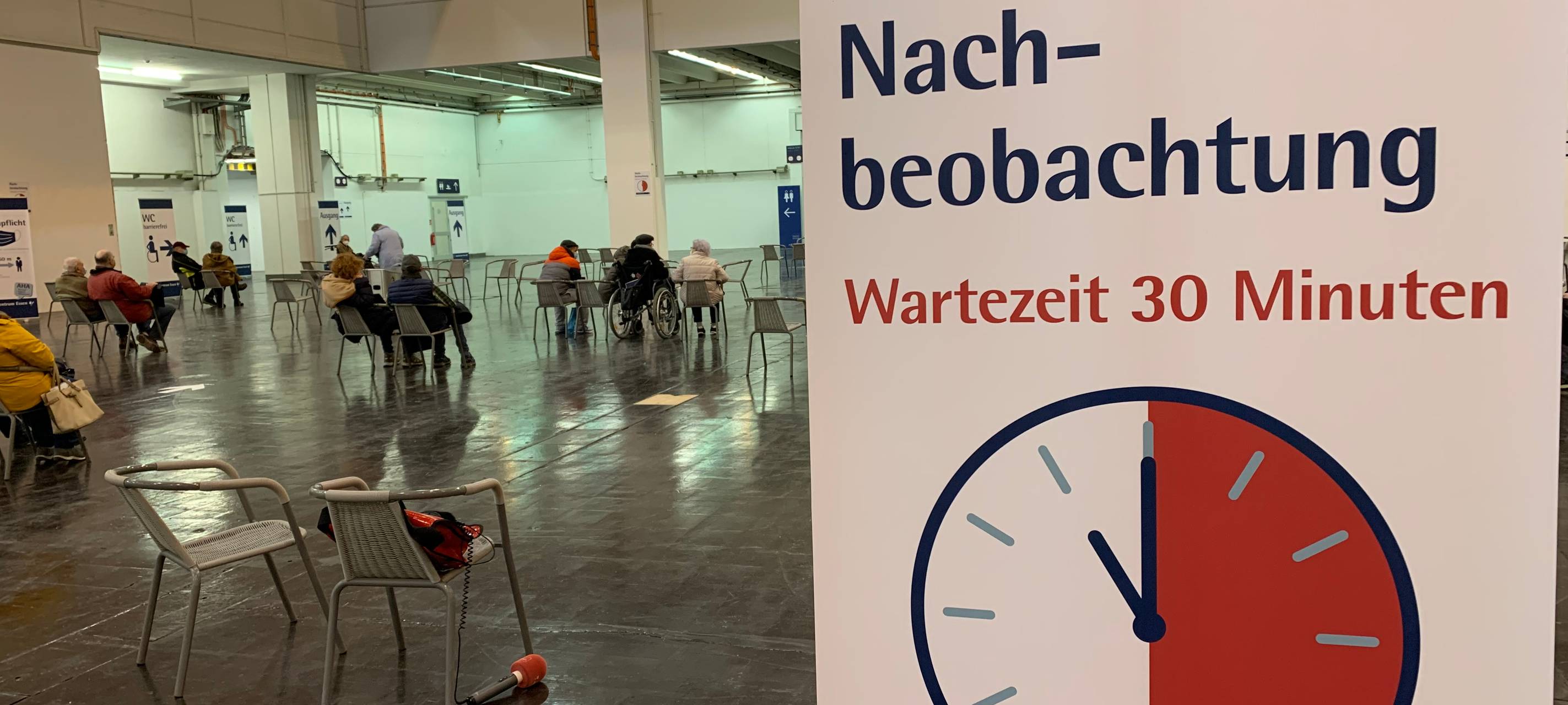Essen: 1700 Menschen waren bisher im Impfzentrum