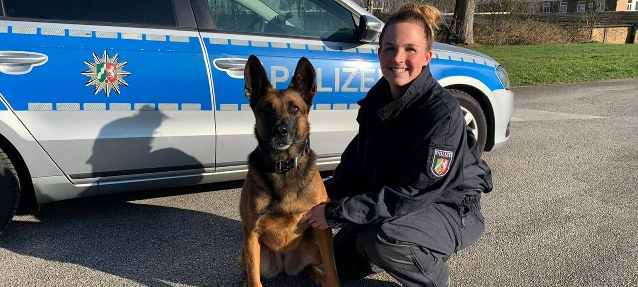 Die Polizei Essen hat einen neuen Datenspeicher-Spürhund, sie heißt Hilde.