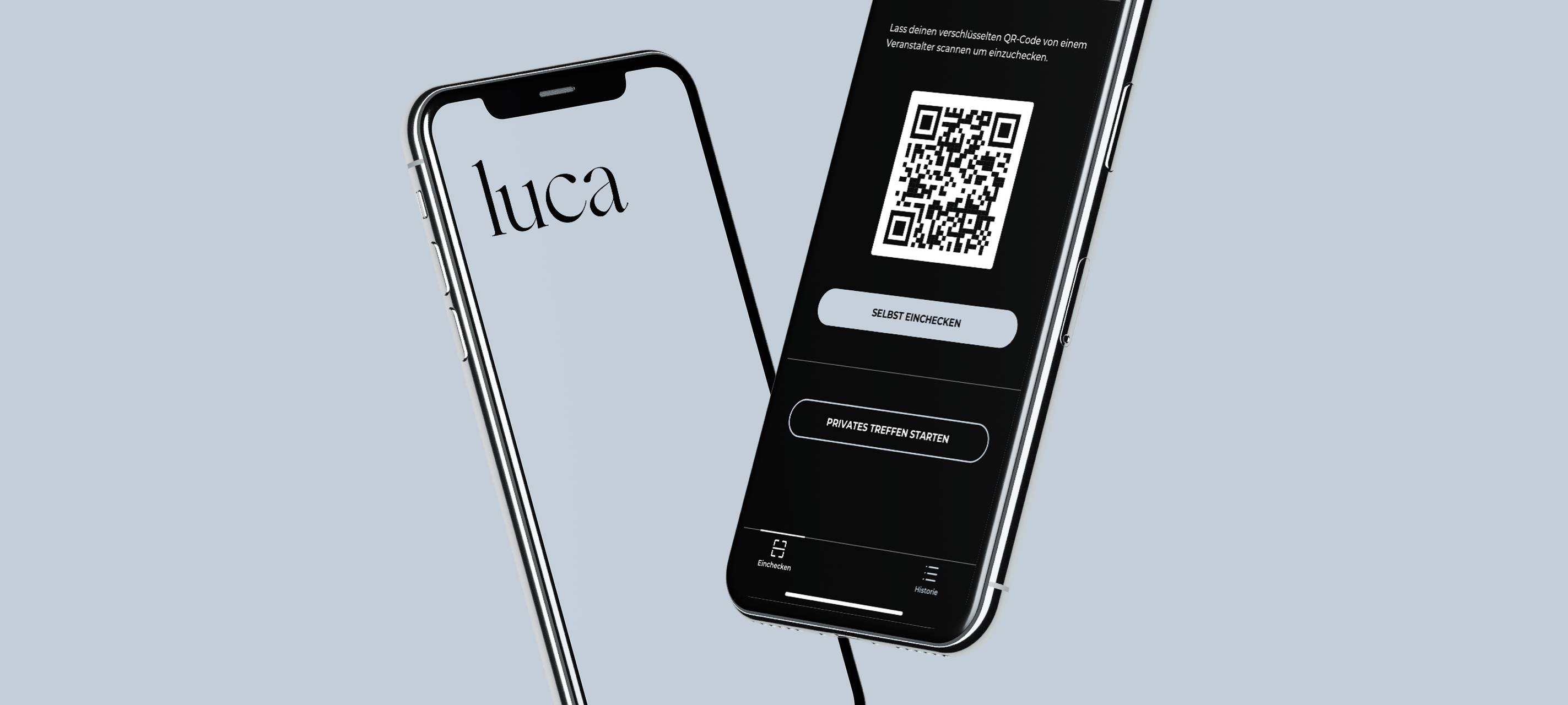 Die Luca App zur Kontaktnachverfolgung in der Corona-Pandemie.