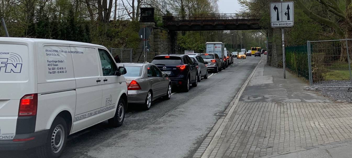 Essen: Riesiger Ansturm auf Recyclinghof sorgt für Verkehrschaos