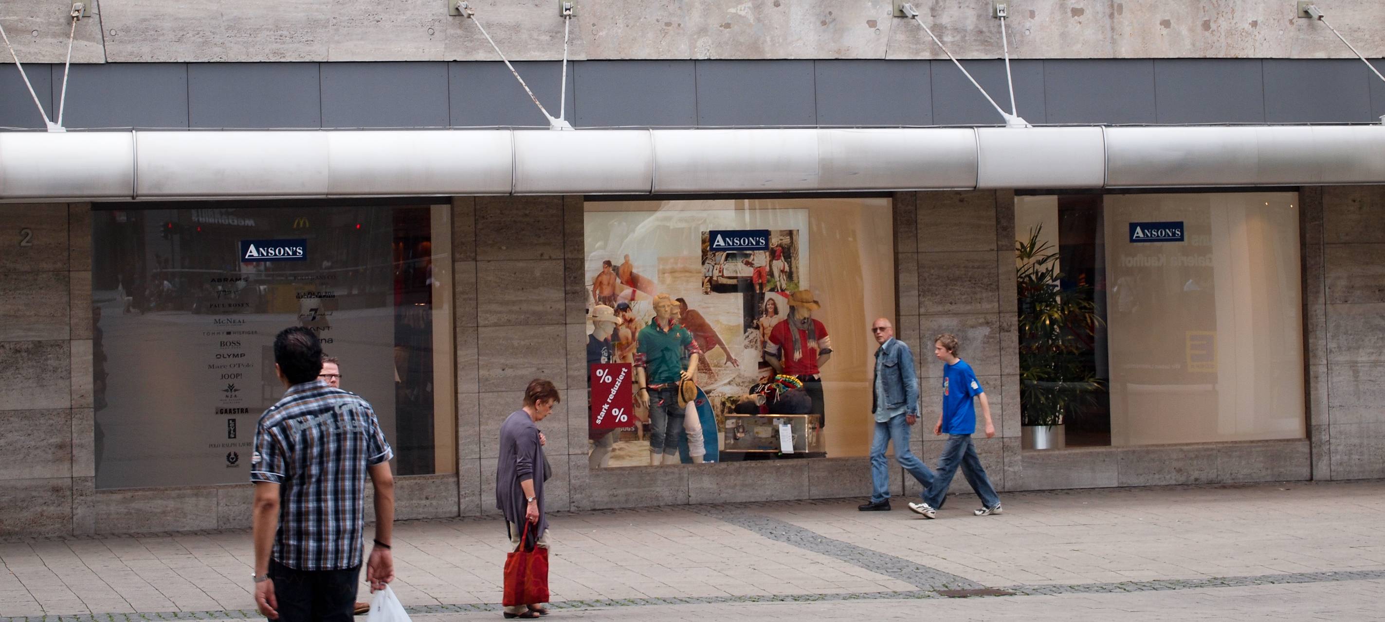 Geschäft in Essen: Der Herrenaustatter Ansons in der Innenstadt macht zu