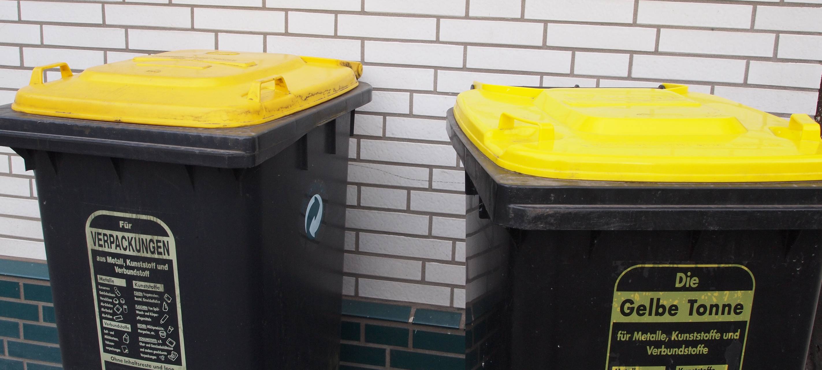 Gelbe Tonnen in Essen bleiben länger voll