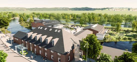 Essen: Neues Fahrradhotel und Werkstätten an der Ruhr