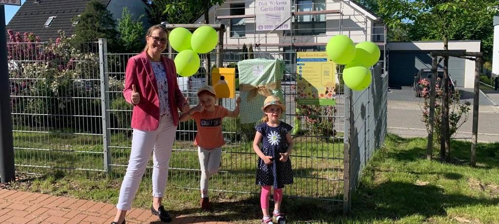Erster Futterautomat für Bienen in Essen eröffnet