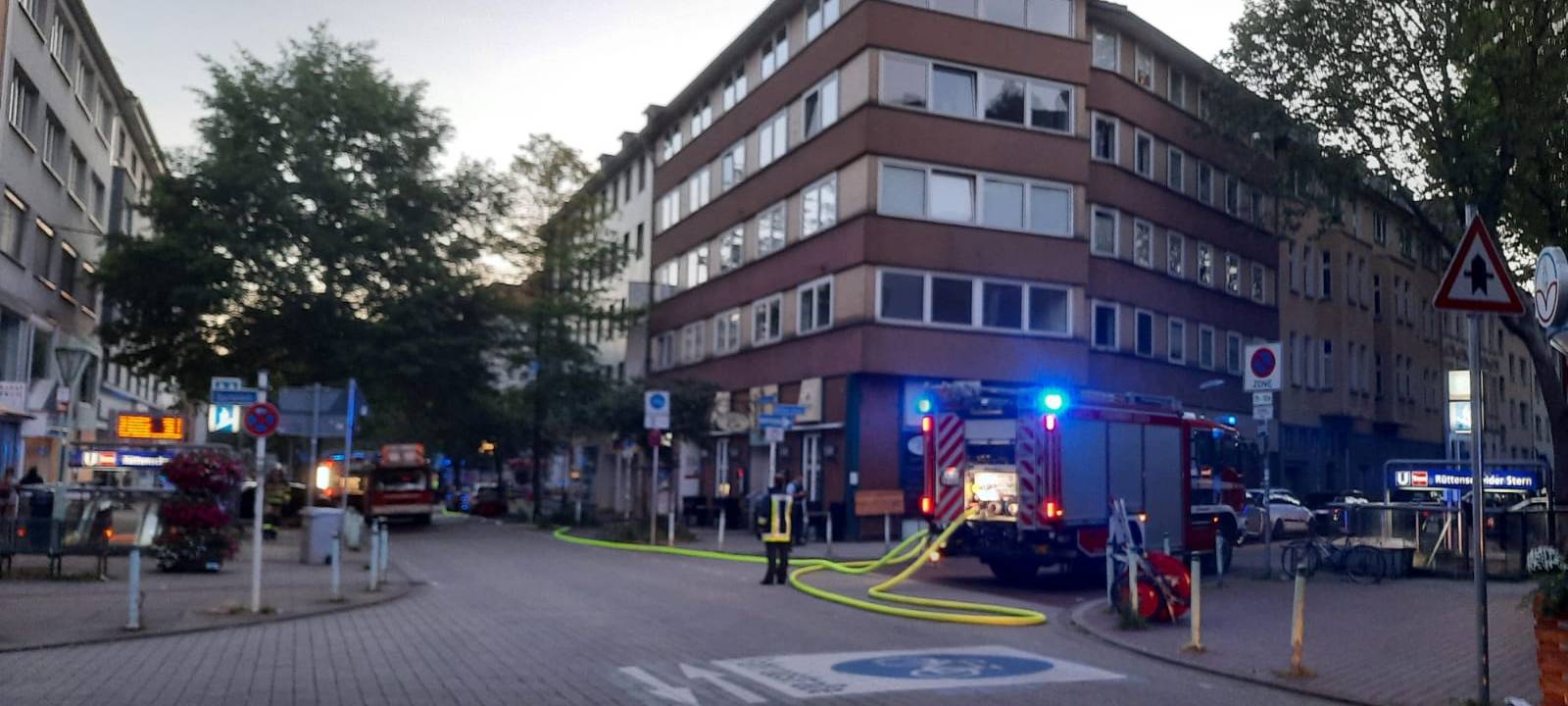 Essen: Rüttenscheider Straße nach Feuer komplett gesperrt
