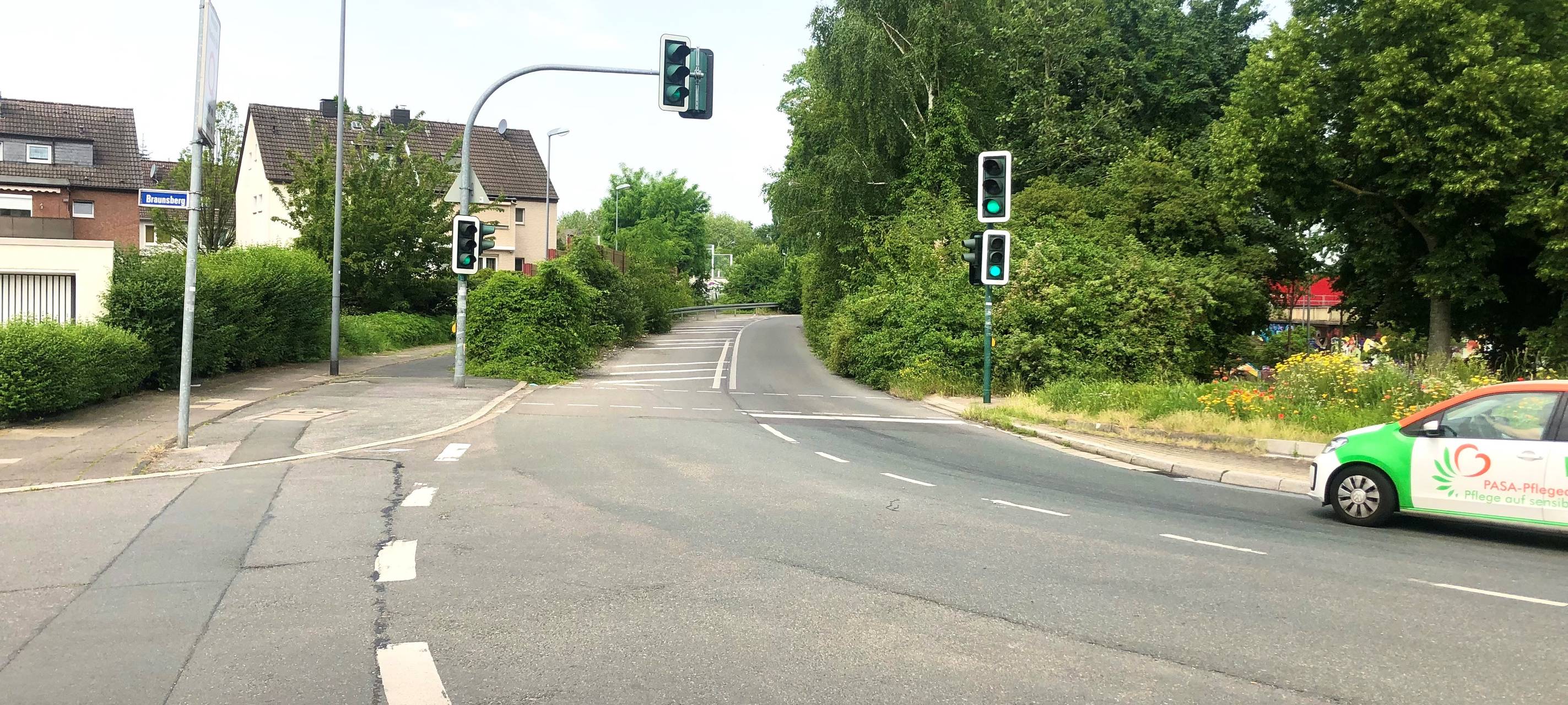 Die alte A40-Auffahrt in Frillendorf wird endgültig zu gemacht.