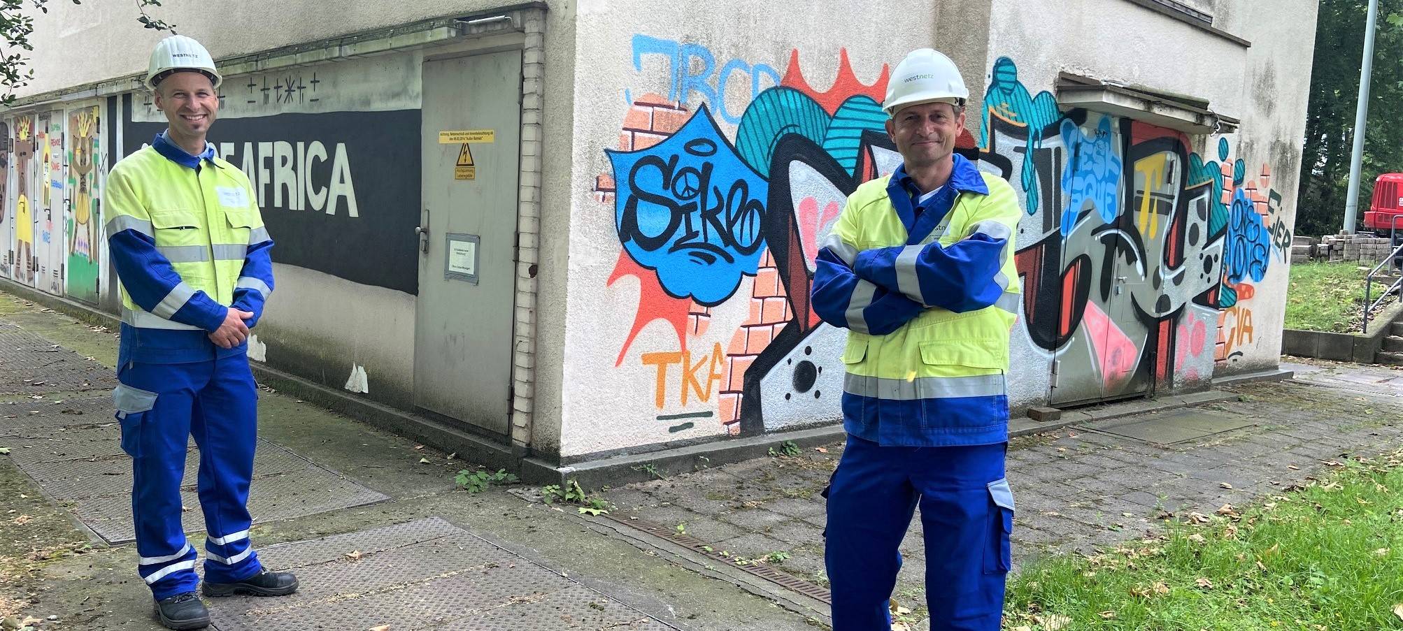 Essen: Abriss der alten Trafo-Station an der Martinstraße