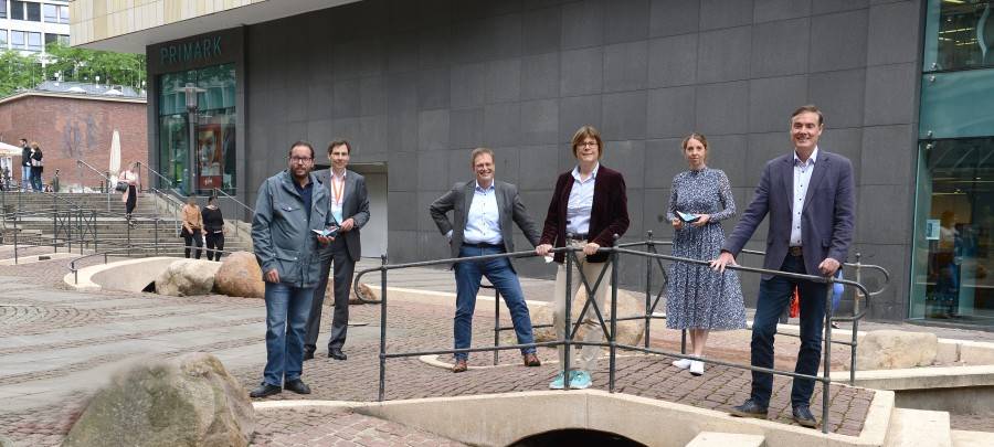 Brunnen Kardinal-Hengsbach-Platz in Essen-Innenstadt