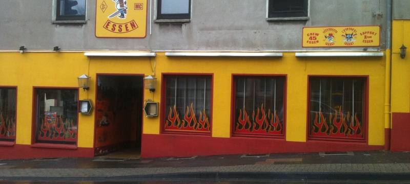Die älteste Bandidos-Gruppe in Essen hat ihr Clubhaus an der Wüstenhöfer Straße in Essen