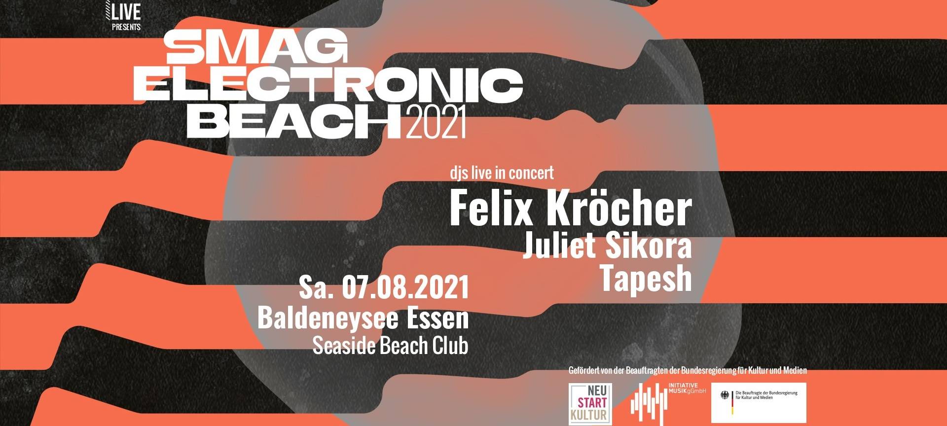 Essen: SMAG Electronic Beach - einziges Festival am Seaside Beach dieses Jahr