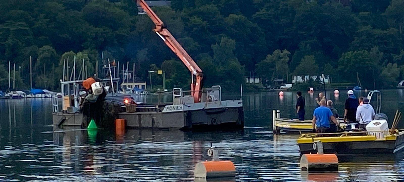 Hochwasser in Essen: Weisse Flotte fährt wieder auf dem Baldeneysee