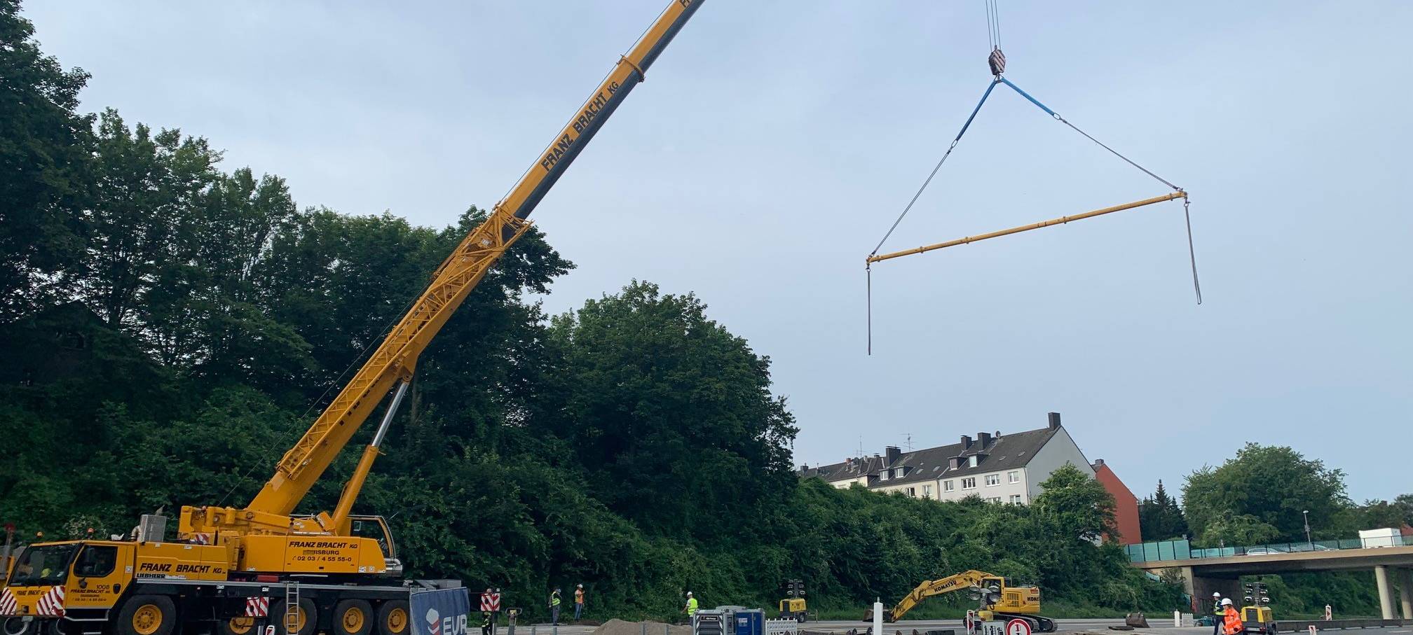 Essen: Fernwärme-Ausbau sorgt für A52-Sperrung