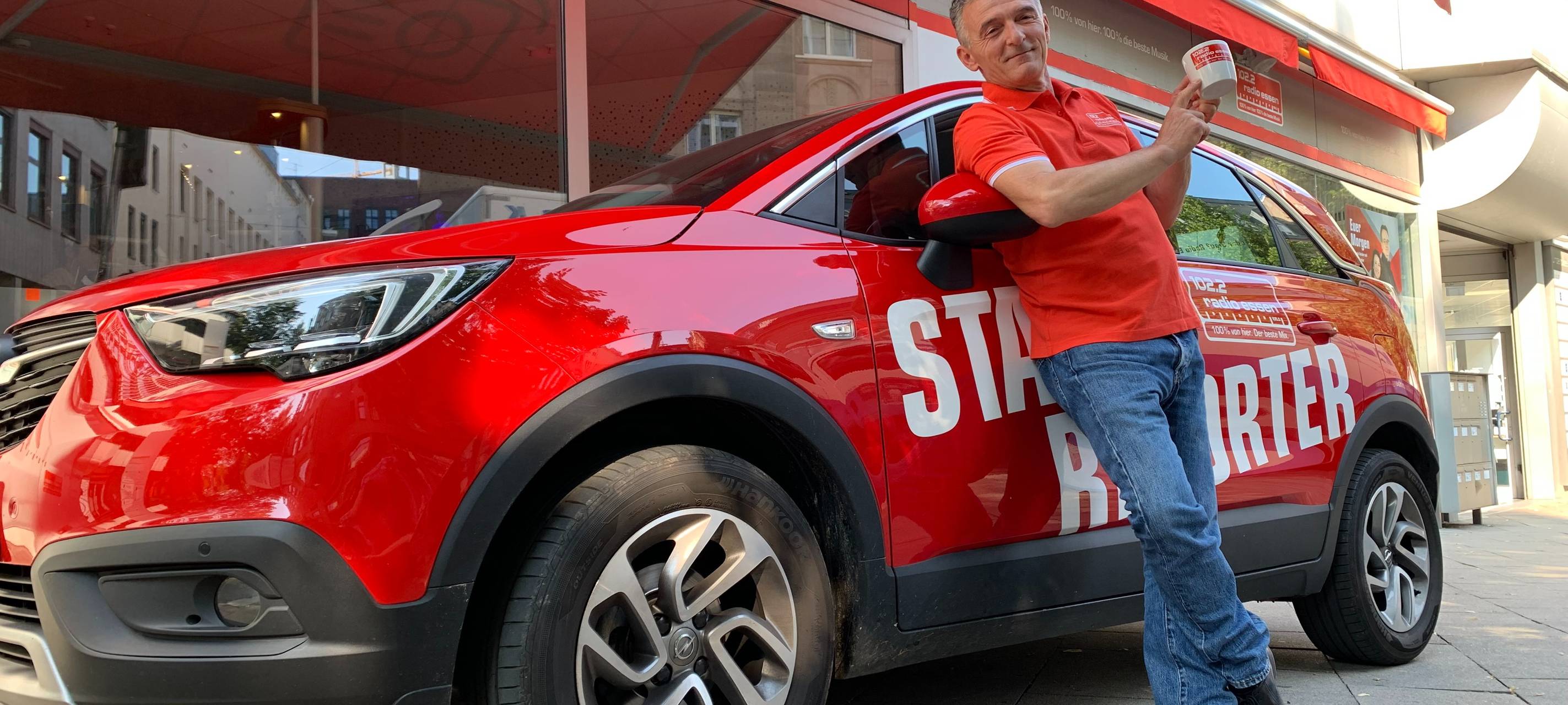 Das Radio Essen Tauschgeschäft - Von der Tasse ins Auto