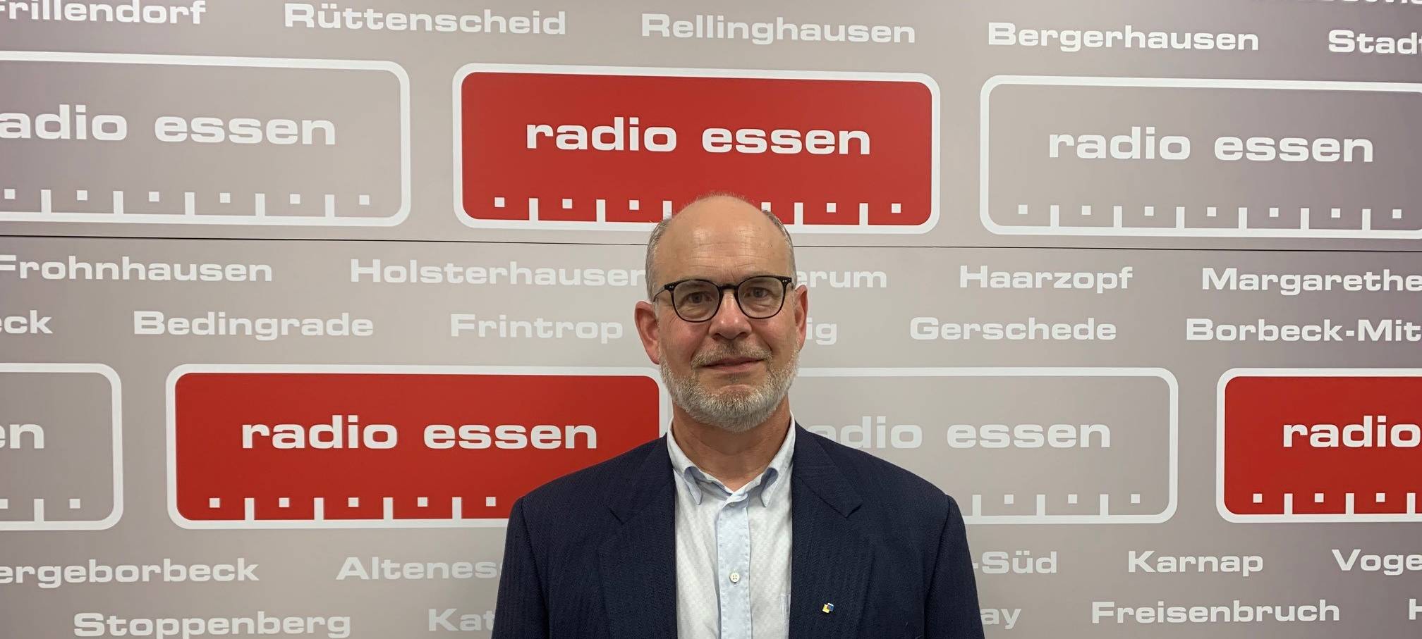 Bundestagswahl in Essen: Direktkandidat Rüdiger König von der FDP im Politiker-Praktikum