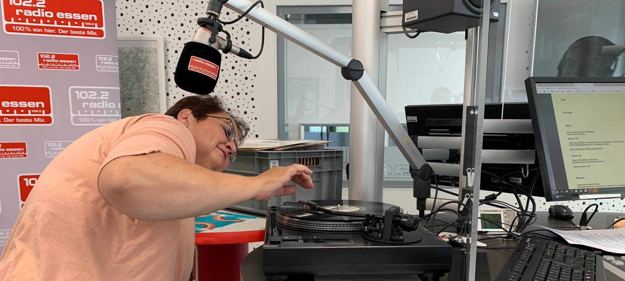 Bundestagswahl in Essen: Direktkandidatin Christine Müller-Hechfellner von den Grünen im Politiker-Praktikum