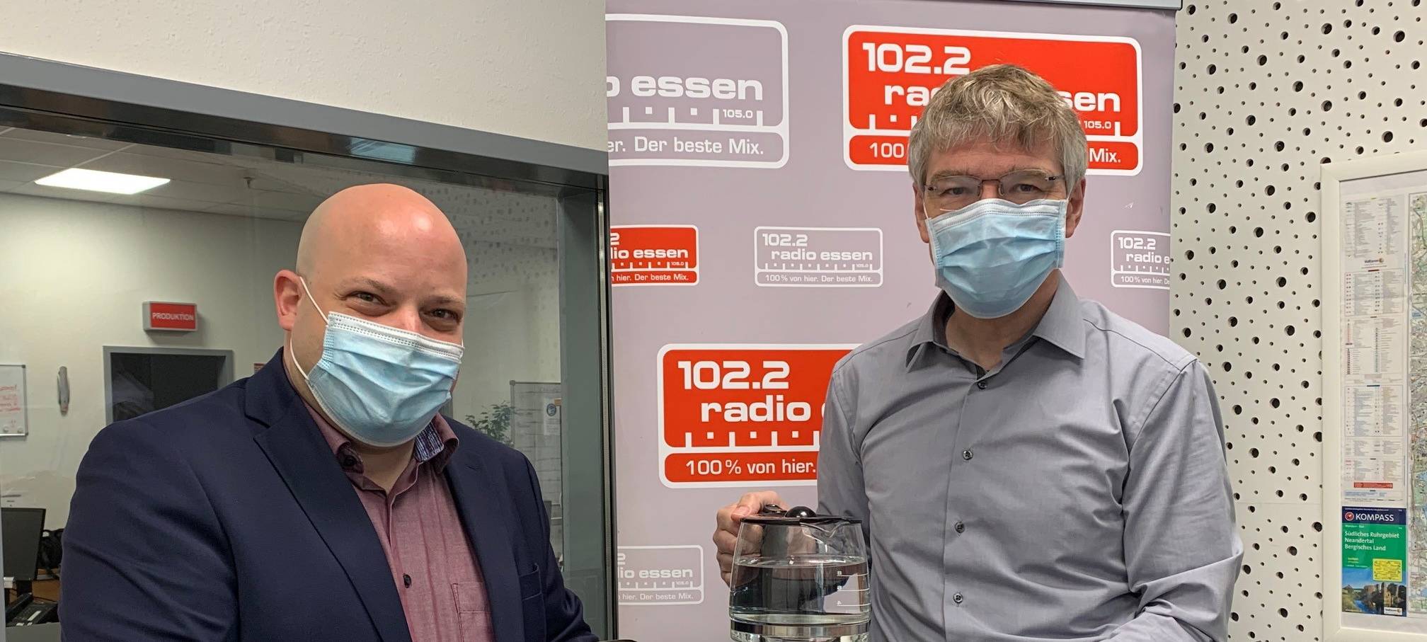 Bundestagswahl in Essen: Direktkandidat Martin Hollinger von der FDP im Politiker-Praktikum