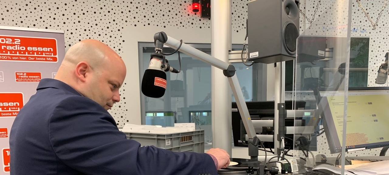 Bundestagswahl in Essen: Direktkandidat Martin Hollinger von der FDP im Politiker-Praktikum