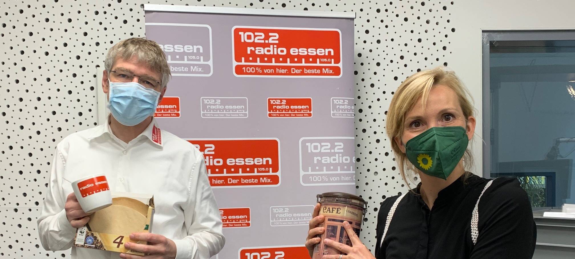 Bundestagswahl in Essen: Direktkandidatin Franziska Krumwiede-Steiner von den Grünen im Politiker-Praktikum