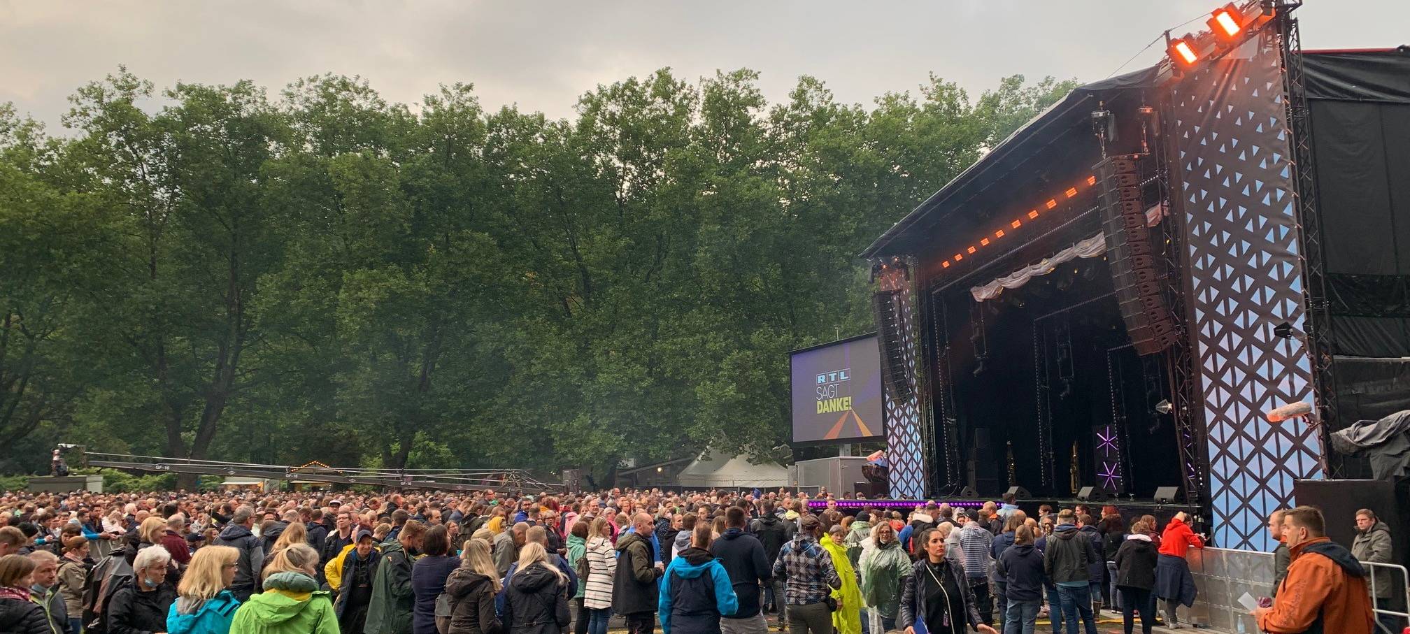 Essen: RTL-Großevent vor knapp 7000 Zuschauern