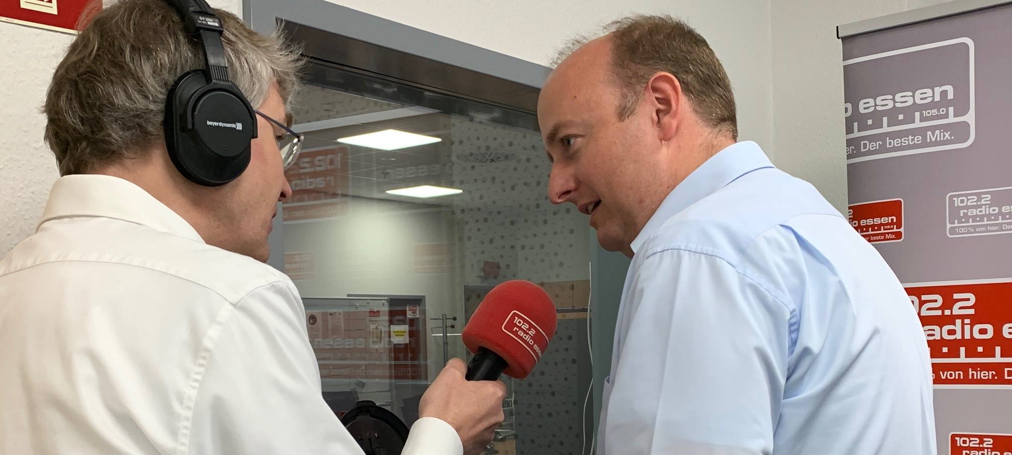 Bundestagswahl in Essen: Direktkandidat Matthias Hauer von der CDU im Politiker-Praktikum