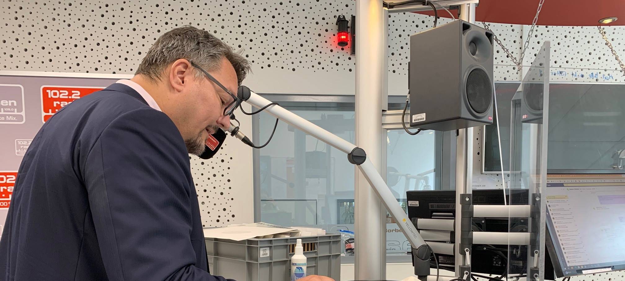 Bundestagswahl in Essen: Direktkandidat Stefan Keuter von der AfD im Politiker-Praktikum